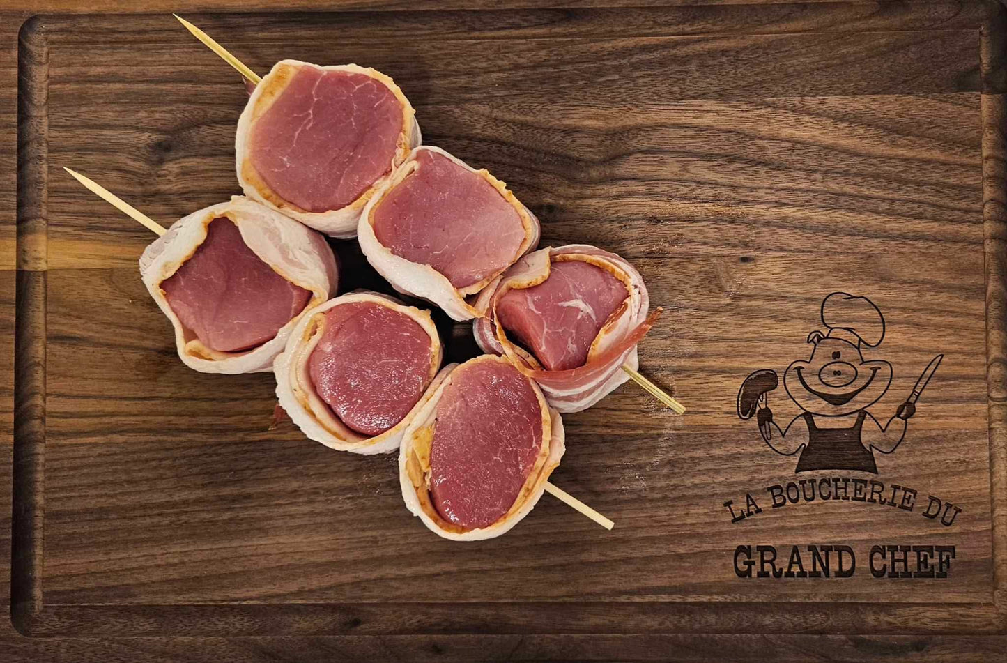 Brochettes de filet mignon de porc (12 unités)