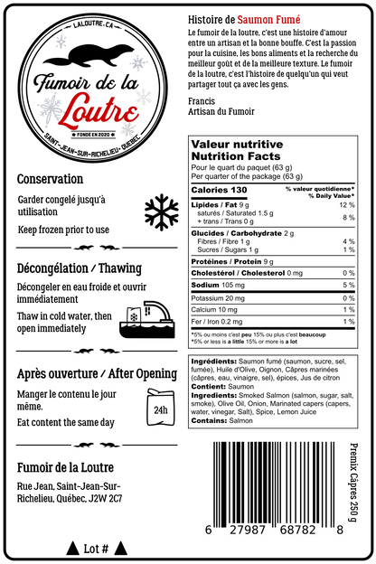 Saumon fumé prémix