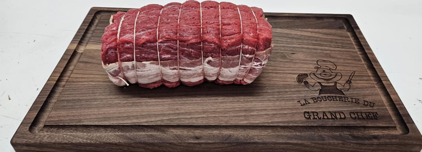 Rôti français bardé de bacon (3 x 900g)